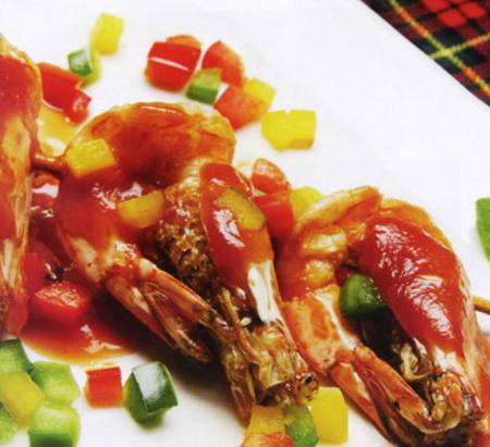 How to cook Grilled Shrimps With Sweet and Sour Chili Sauce