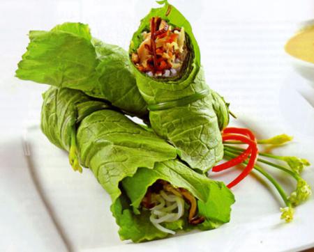 How to cook lettuce roll dish