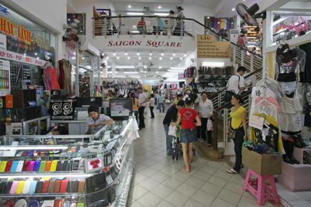 inside Saigon Square Trade Center