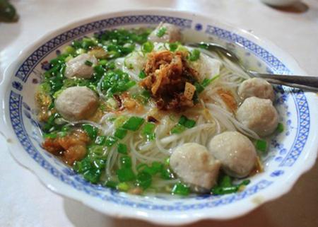 Hu Tieu bo vien (beef ball noodles) in Saigon