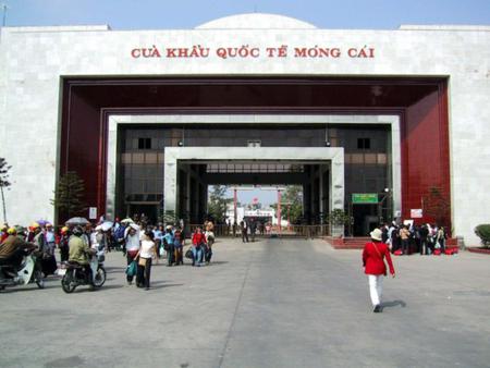 The Mong Cai international border gate