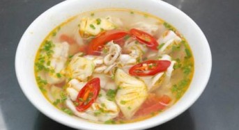 How to cook squid sour soup?