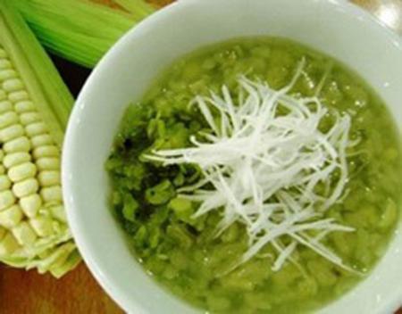 How to cook green rice sweet soup